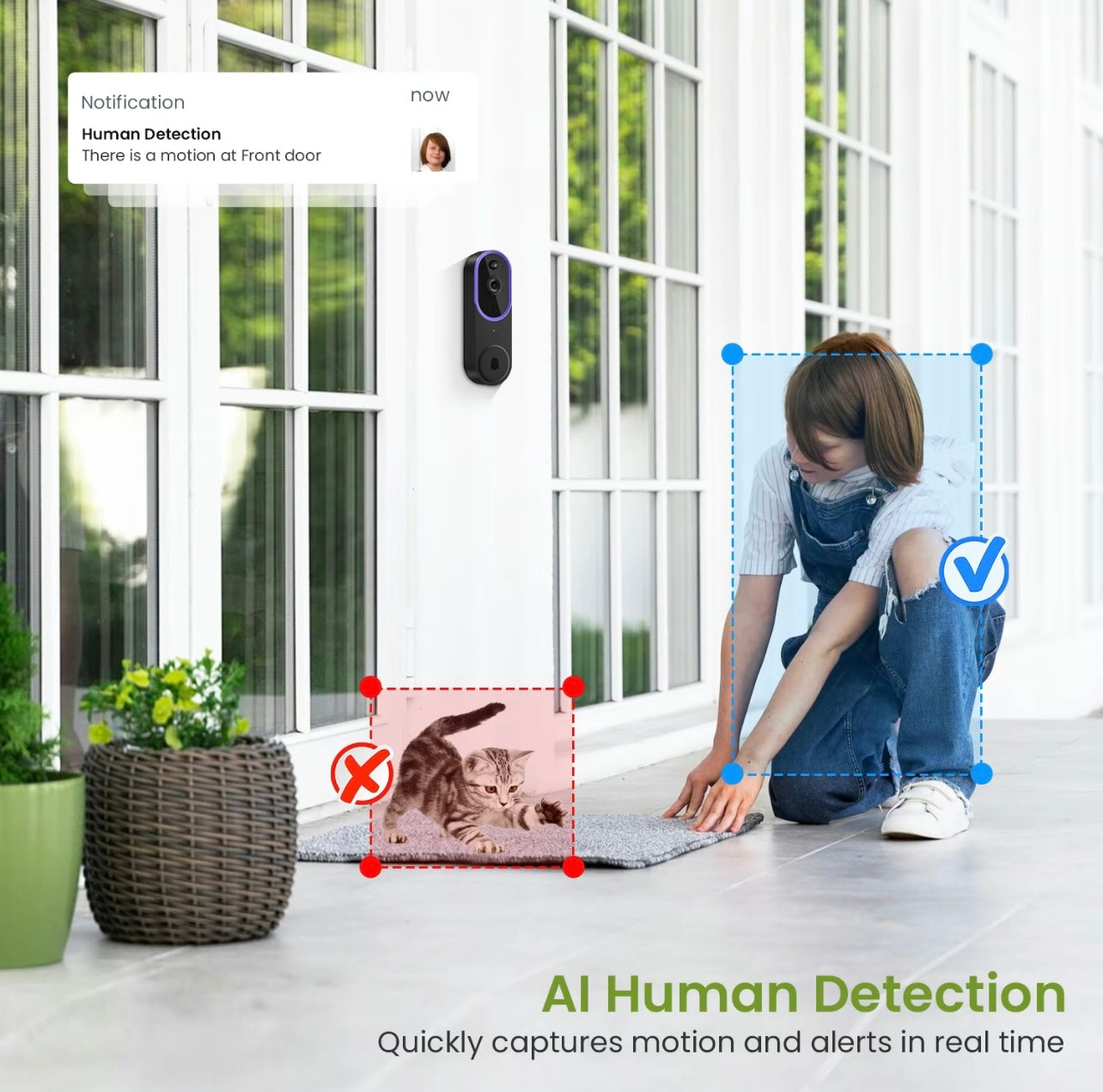 Wireless Smart Doorbell Camera