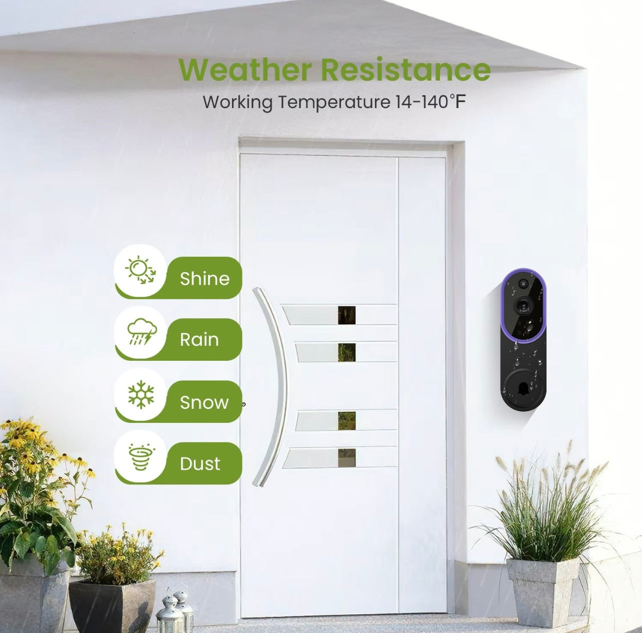 Wireless Smart Doorbell Camera
