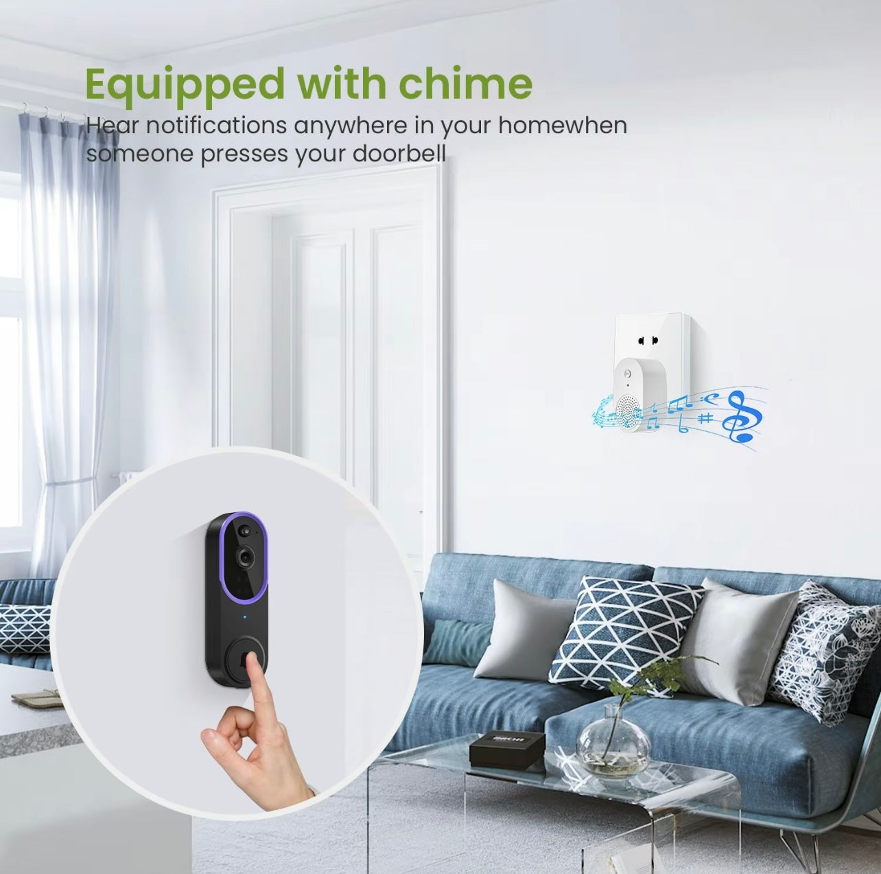 Wireless Smart Doorbell Camera